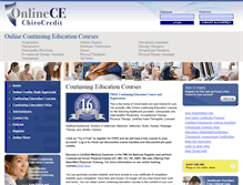 Tablet Screenshot of chirocredit.com